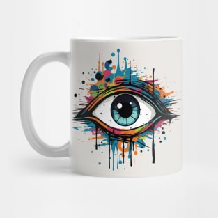 Colorful Abstract Eye Mug